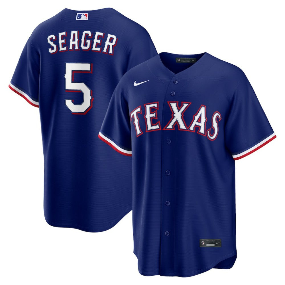 Corey Seager Texas Rangers Nike Alternate 2 Replica Jersey - Royal - Nike Lifestyle