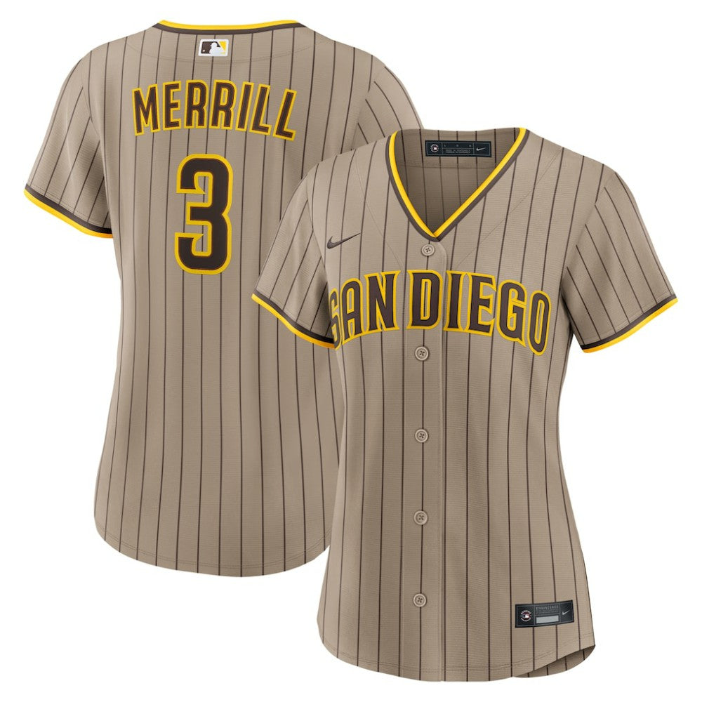 Jackson Merrill San Diego Padres Nike Women's Replica Jersey - Sand - Nike on Sale