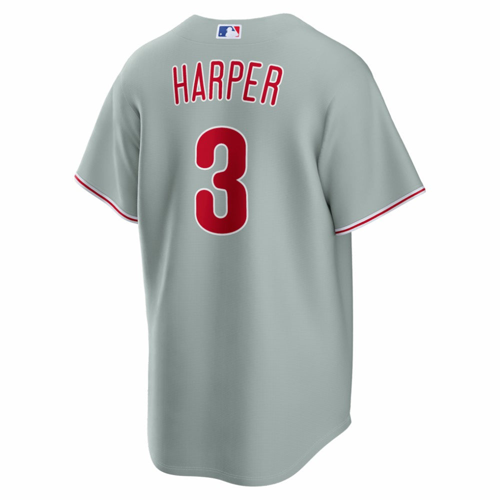 Bryce Harper Philadelphia Phillies Nike Road Replica Jersey - Gray - Nike Online