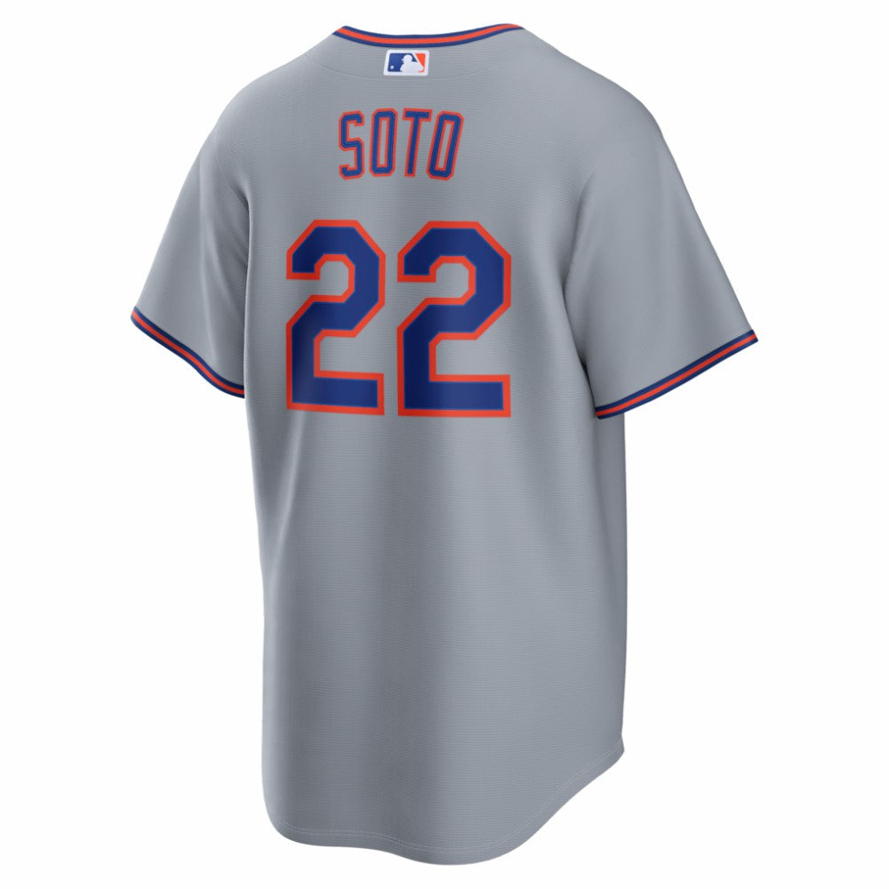 Juan Soto New York Mets Nike Road Replica Jersey - Gray - Nike on Sale