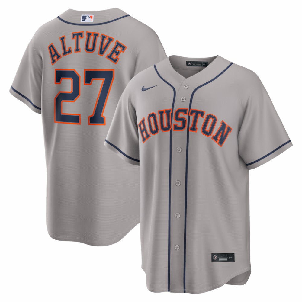 Jose Altuve Houston Astros Nike Road Replica Jersey - Gray - Nike on Sale