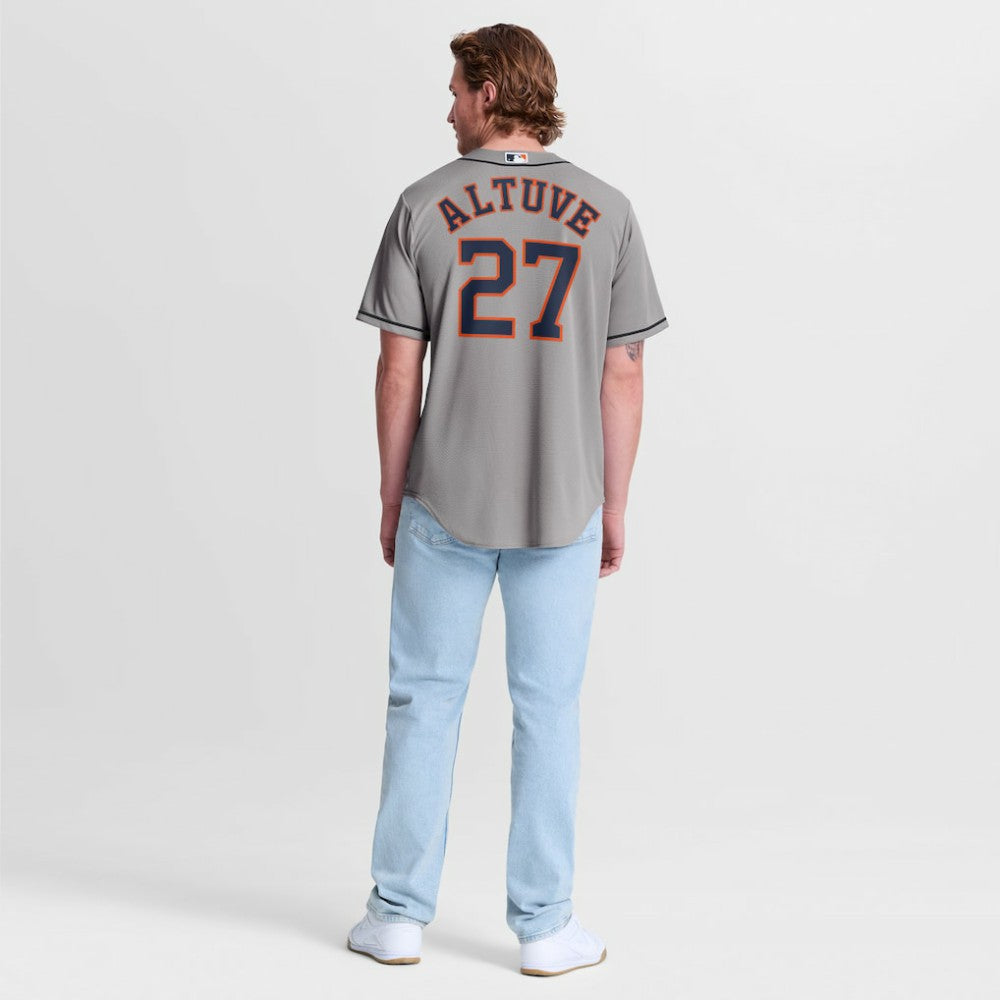 Jose Altuve Houston Astros Nike Road Replica Jersey - Gray - Nike on Sale