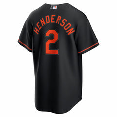 Gunnar Henderson Baltimore Orioles Nike Alternate Replica Jersey - Black - Nike Lifestyle
