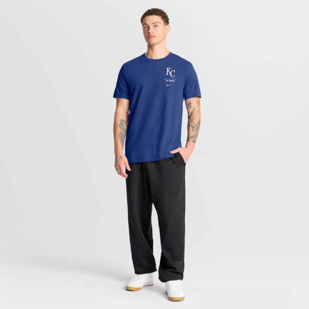 Kansas City Royals Nike Primetime 2-Hit T-Shirt - Royal - Nike on Sale