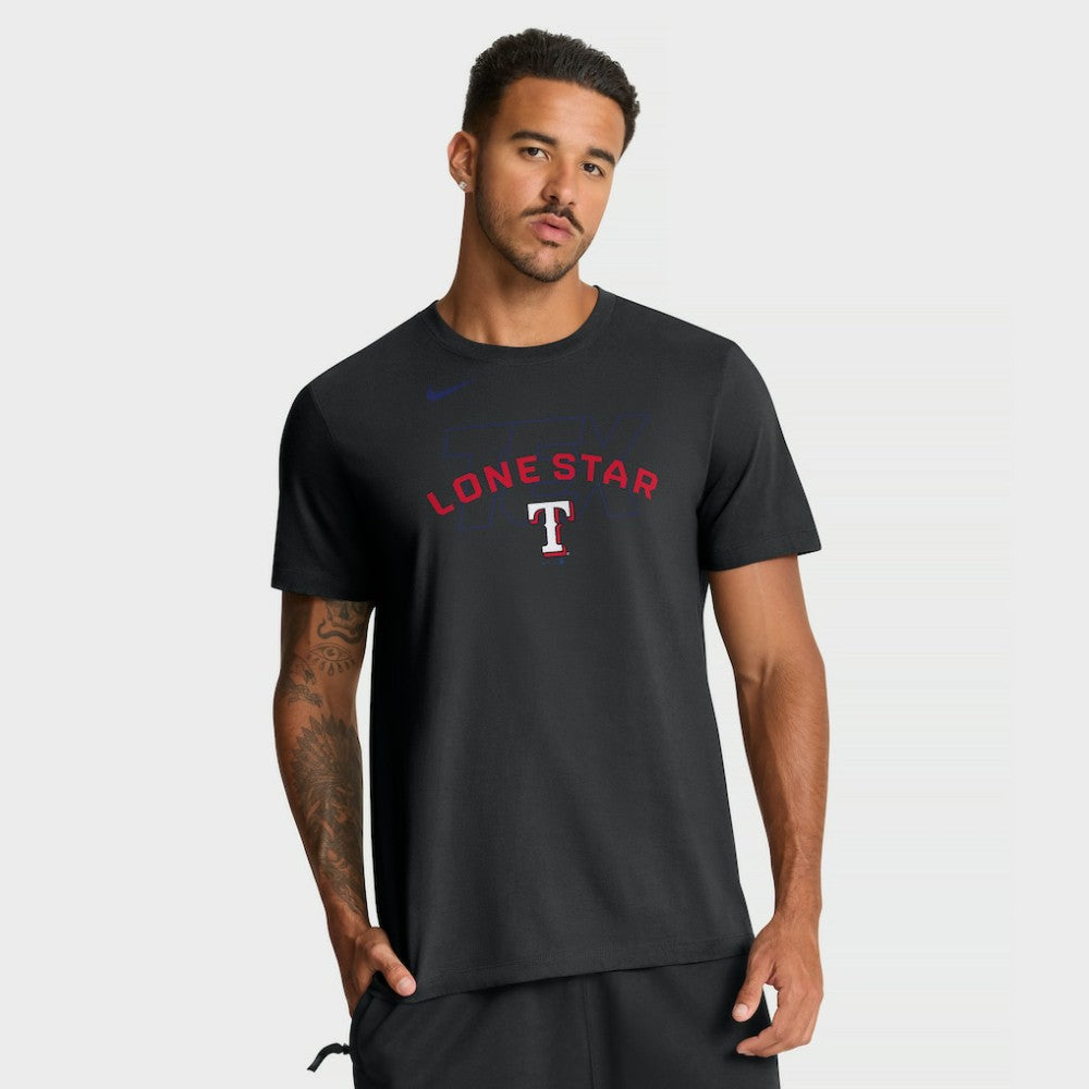Texas Rangers Nike Primetime Fashion T-Shirt - Black - Nike on Sale
