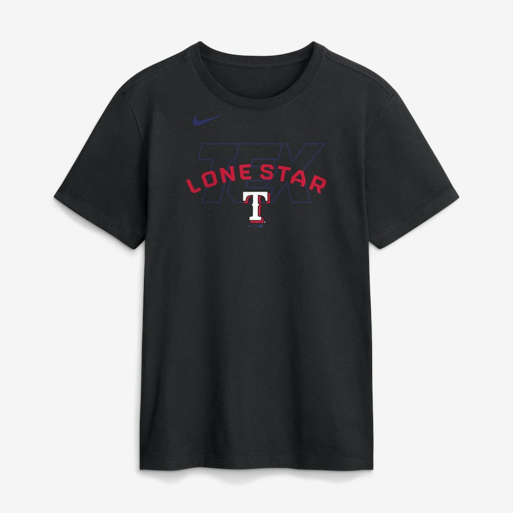 Texas Rangers Nike Primetime Fashion T-Shirt - Black - Nike on Sale