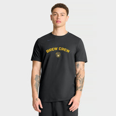 Milwaukee Brewers Nike Primetime Fashion T-Shirt - Black - Nike Sale