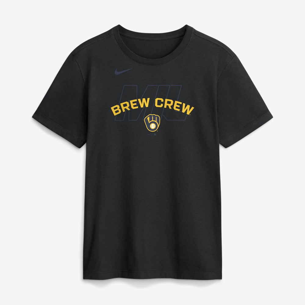 Milwaukee Brewers Nike Primetime Fashion T-Shirt - Black - Nike Sale