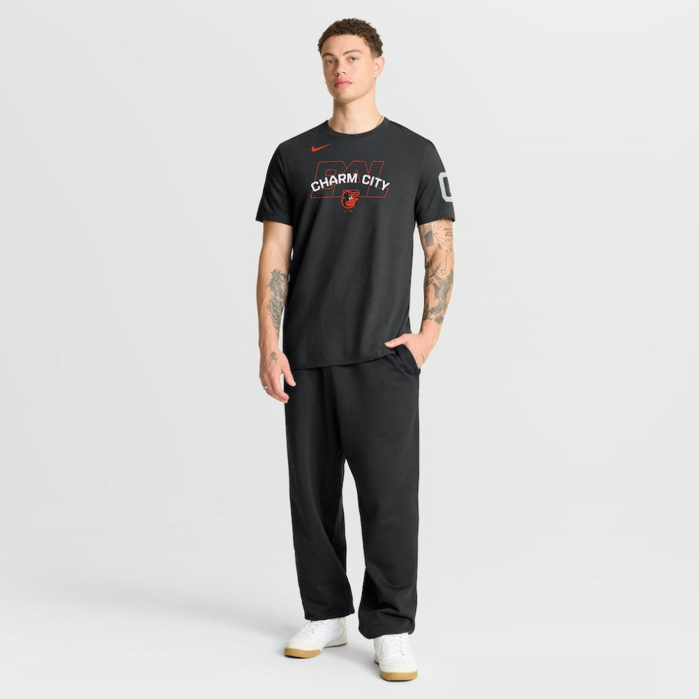 Baltimore Orioles Nike Primetime Fashion T-Shirt - Black - Nike Lifestyle