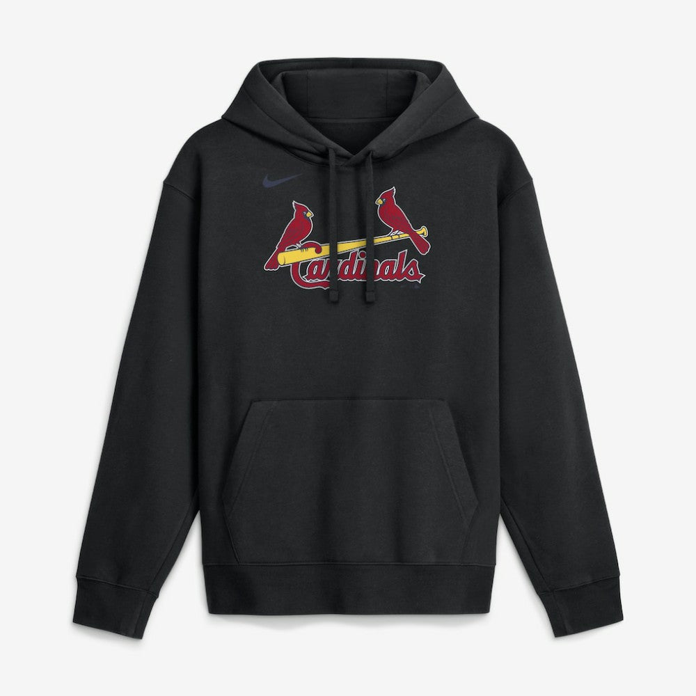 St. Louis Cardinals Nike Dri-Fit Club Hoodie - Black - Nike on Sale