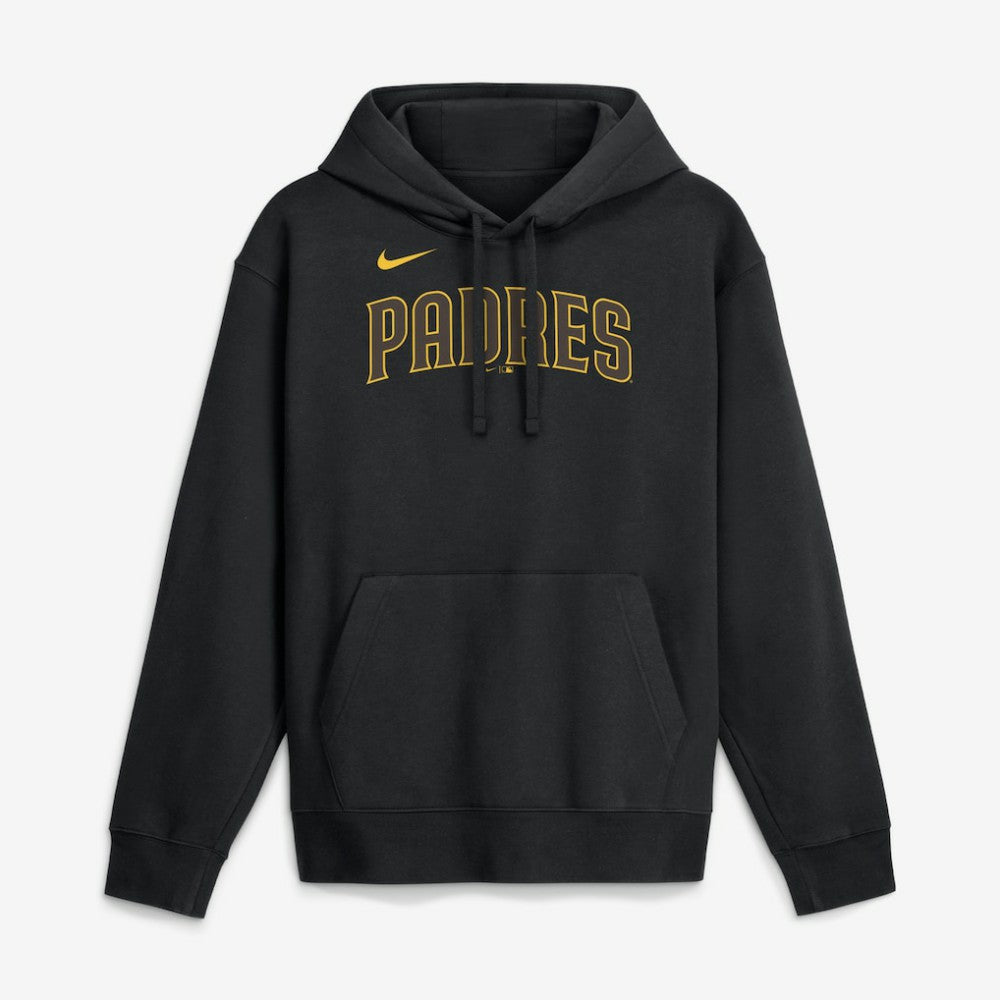 San Diego Padres Nike Dri-Fit Club Hoodie - Black - Nike Sale
