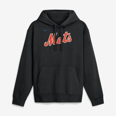 New York Mets Nike Dri-Fit Club Hoodie - Black - Nike Lifestyle
