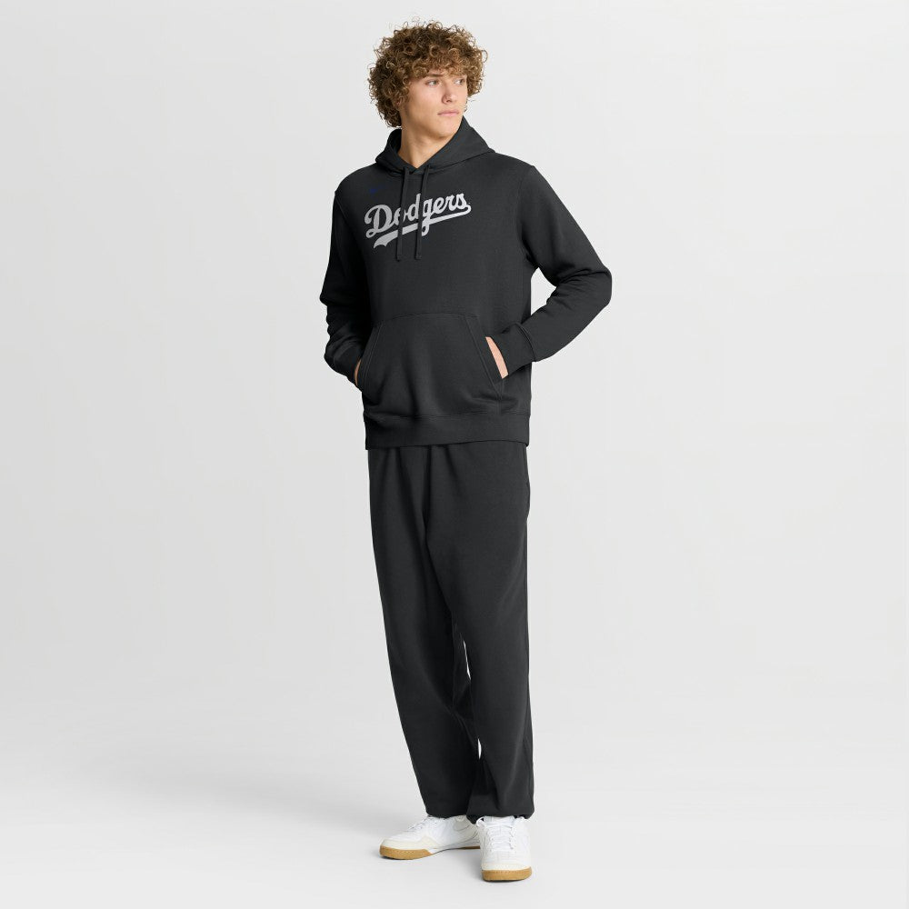 Los Angeles Dodgers Nike Dri-Fit Club Hoodie - Black - Nike Lifestyle