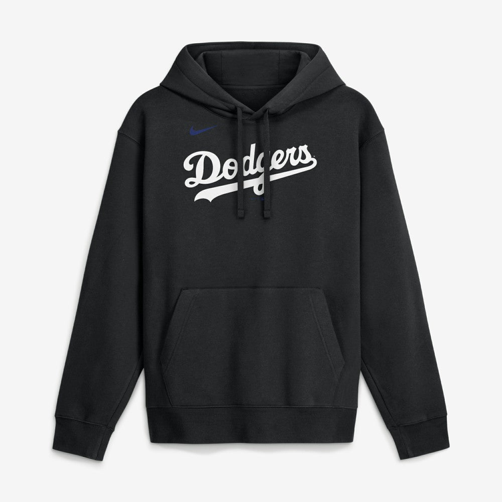 Los Angeles Dodgers Nike Dri-Fit Club Hoodie - Black - Nike Lifestyle