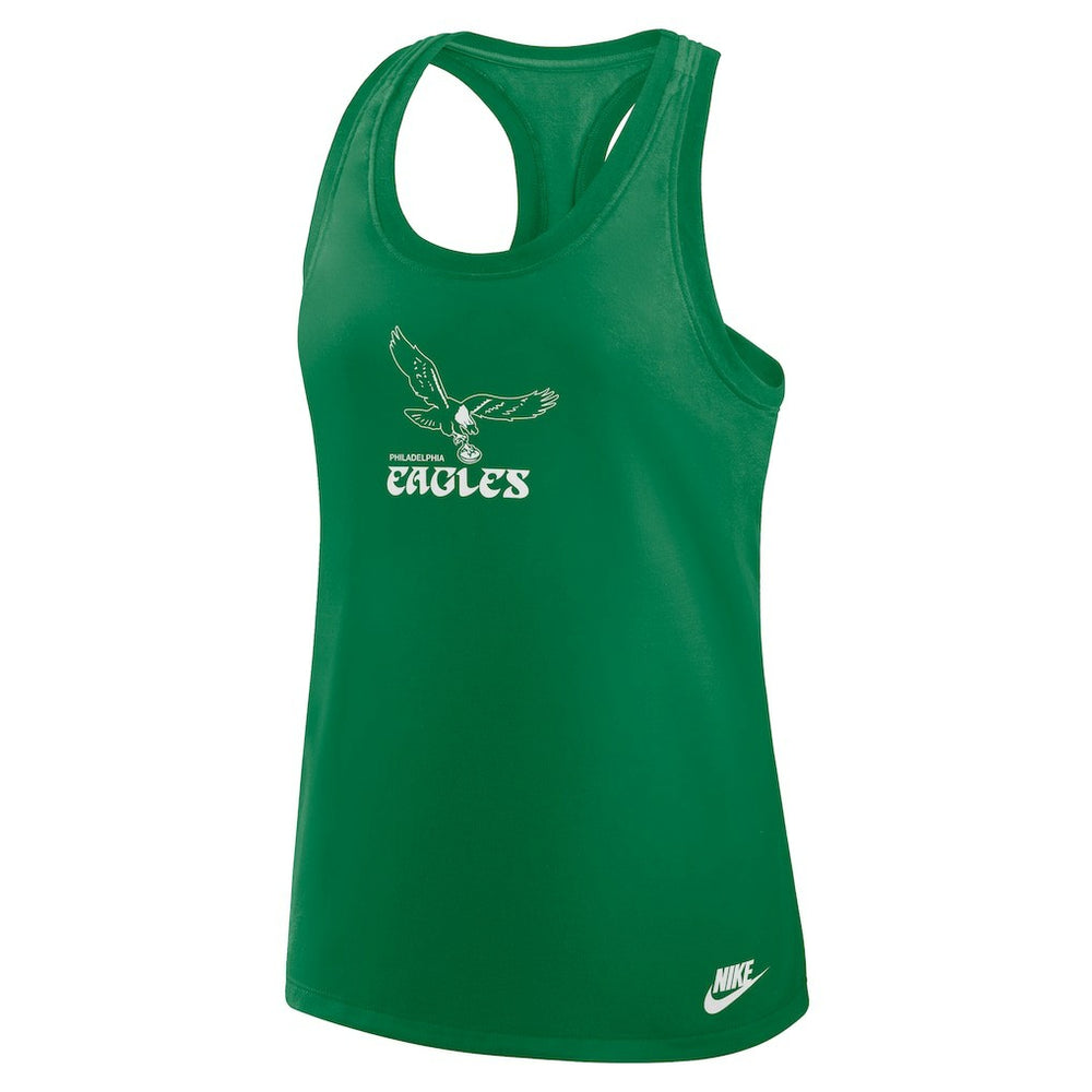 Nike Philadelphia Eagles Women's Hurry Up Tri-Blend Dri-FIT Tank Top Kelly Green