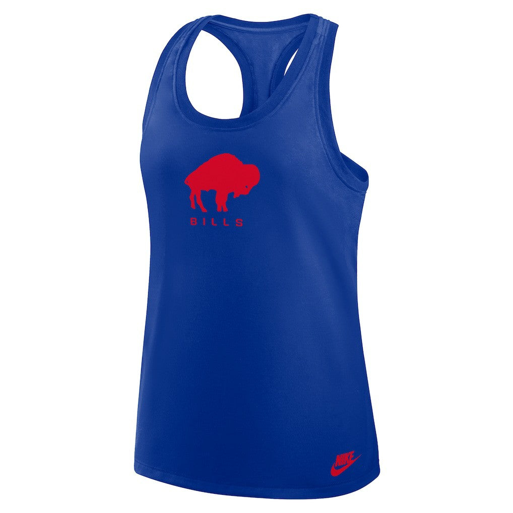 Nike Buffalo Bills Women's Hurry Up Tri-Blend Dri-FIT Tank Top Royal