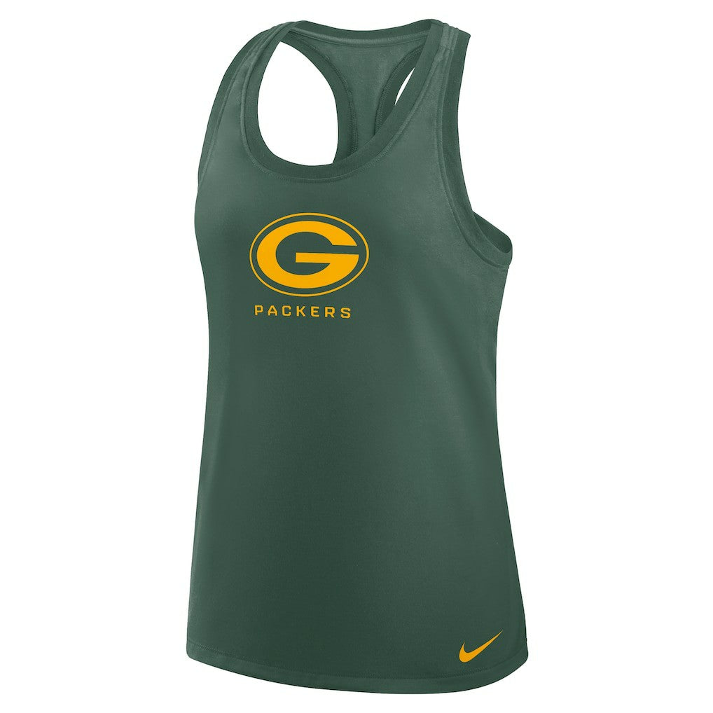 Nike Green Bay Packers Women's Hurry Up Tri-Blend Dri-FIT Tank Top Green