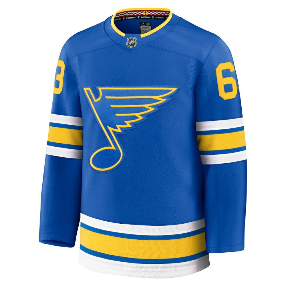 Jake Neighbours St. Louis Blues Fanatics Home Premium Jersey - Blue - NHL 2001551927