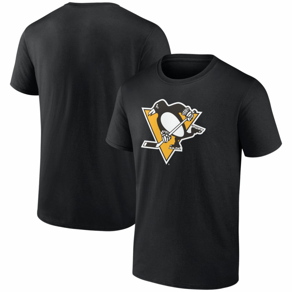 Pittsburgh Penguins Logo Athletic Essential T-Shirt - Black - NHL 2001551947