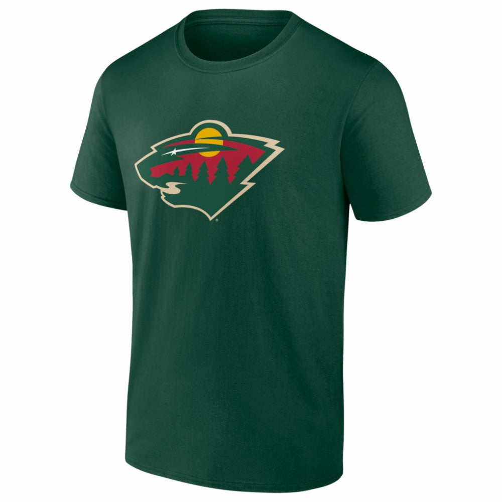 Minnesota Wild Logo Athletic Essential T-Shirt - Green - NHL 2001551955