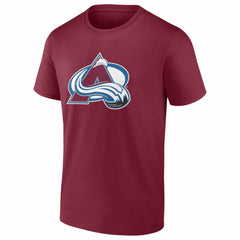 Colorado Avalanche Logo Athletic Essential T-Shirt - Burgundy - NHL 2001551962