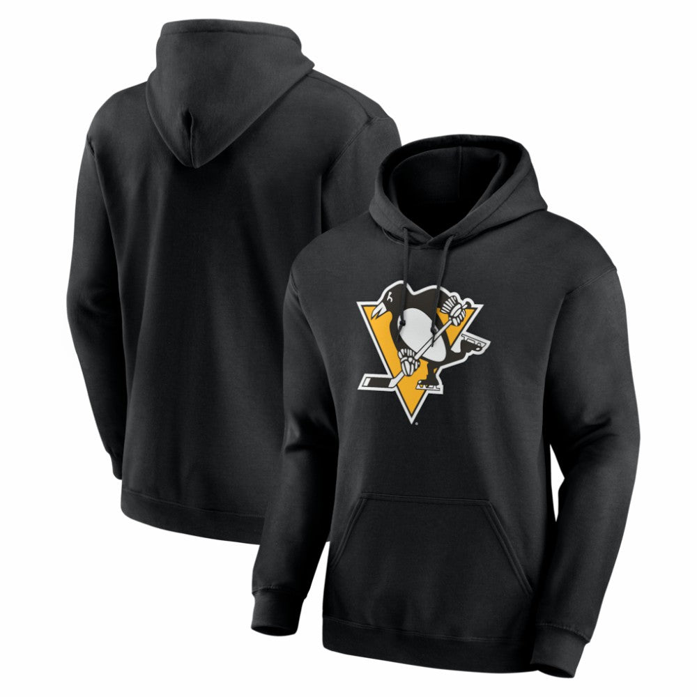 Pittsburgh Penguins Logo Athletic Essential Hoodie - Black - NHL 2001552505