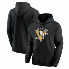 Pittsburgh Penguins Logo Athletic Essential Hoodie - Black - NHL 2001552505