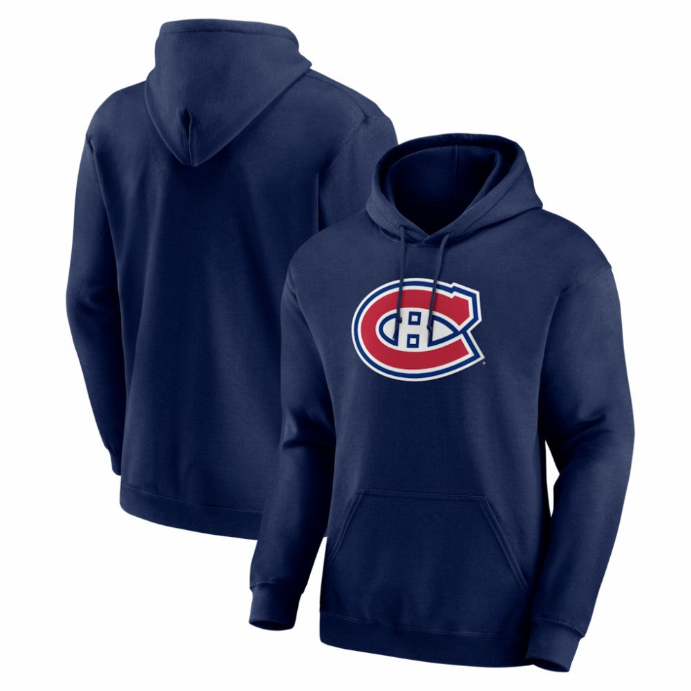 Montreal Canadiens Logo Athletic Essential Hoodie - Navy - NHL 2001552512