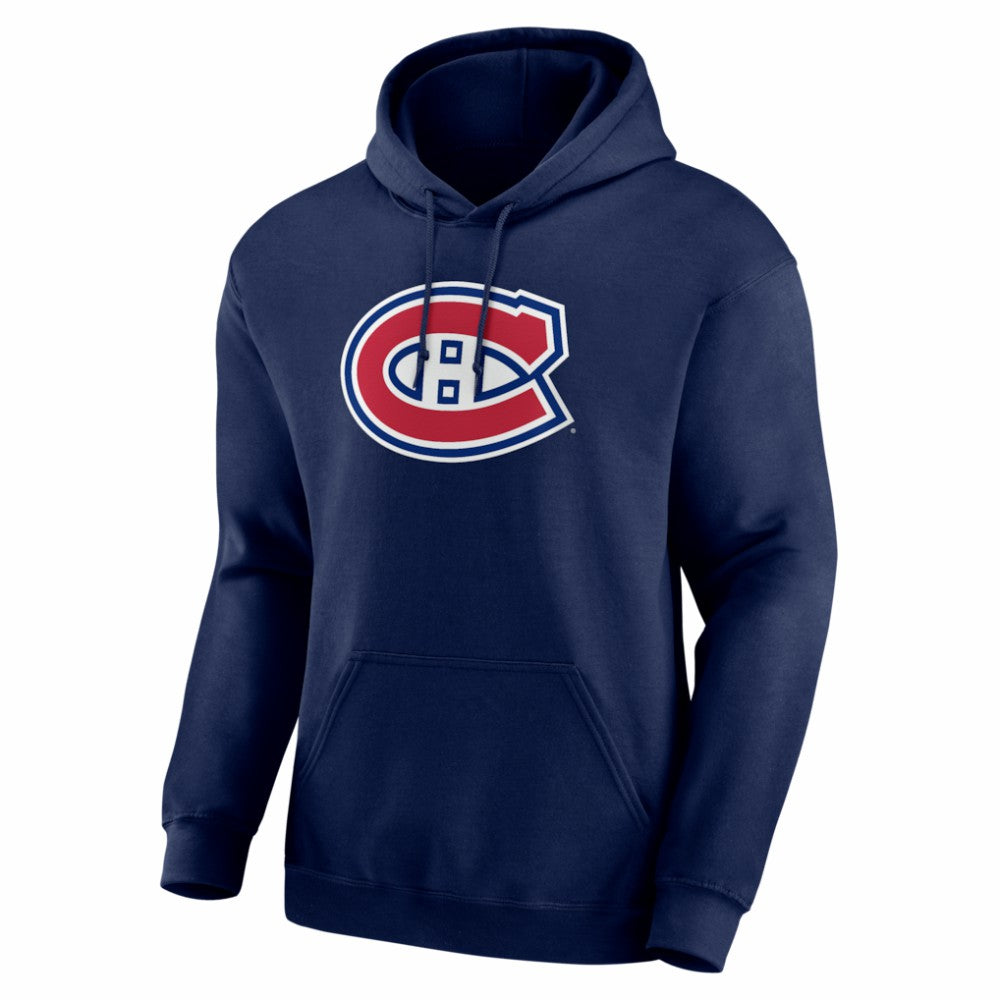 Montreal Canadiens Logo Athletic Essential Hoodie - Navy - NHL 2001552512