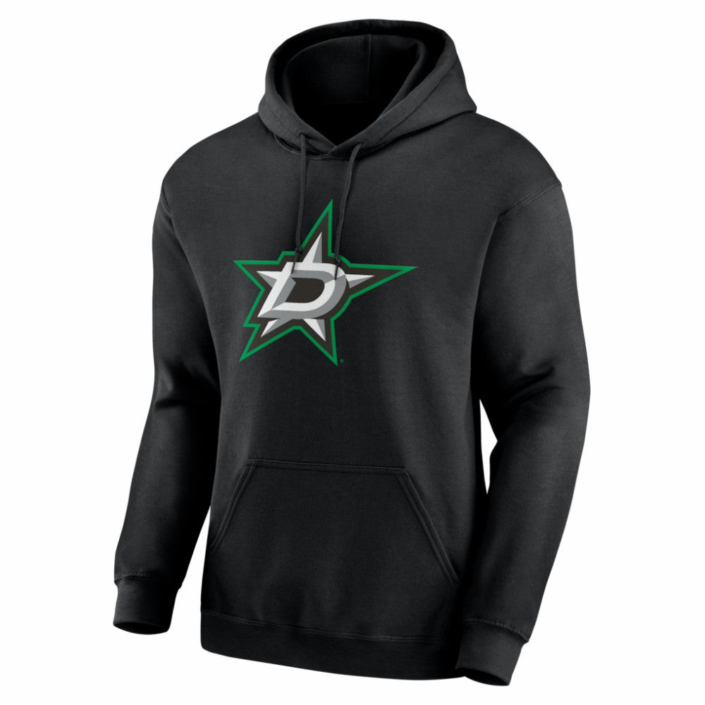 Dallas Stars Logo Athletic Essential Hoodie - Black - NHL 2001552518