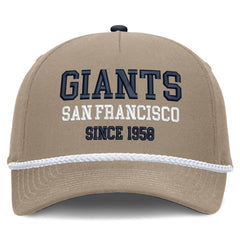 San Francisco Giants Nike Father's Day Rope Rise Adjustable Hat - Khaki - Nike Lifestyle