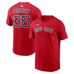 Garrett Crochet Boston Red Sox Nike Name & Number T-Shirt - Red - Nike Online