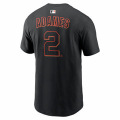 Willy Adames San Francisco Giants Nike Home Name & Number T-Shirt - Black - Nike Discount