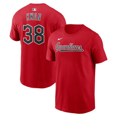Steven Kwan Cleveland Guardians Nike Name & Number T-Shirt - Red - Nike Sale