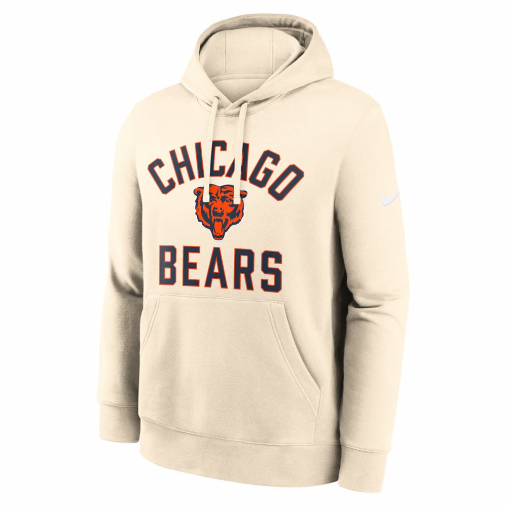 Nike Chicago Bears Club Hoodie Cream