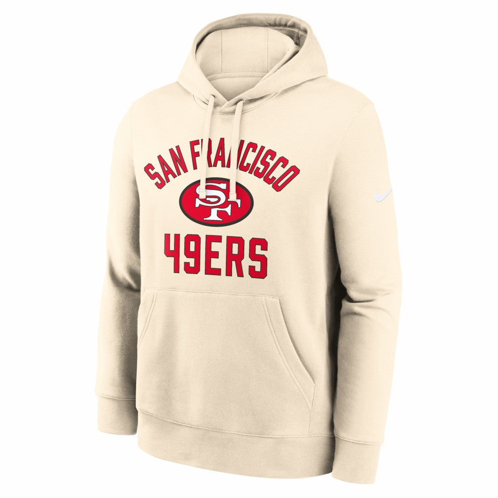 Nike San Francisco 49ers Club Hoodie Natural