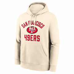 Nike San Francisco 49ers Club Hoodie Natural
