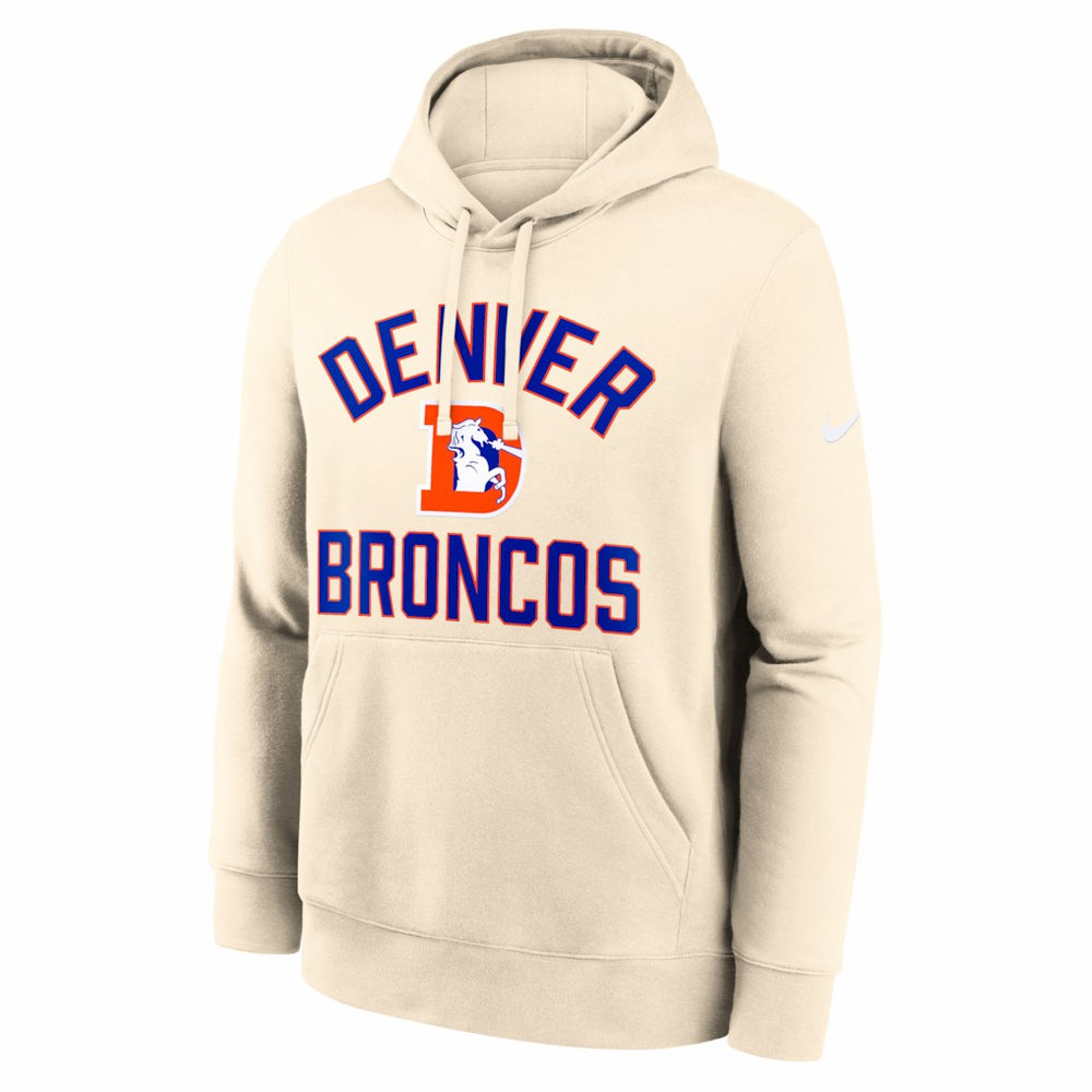 Nike Denver Broncos Club Hoodie Natural