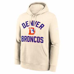 Nike Denver Broncos Club Hoodie Natural