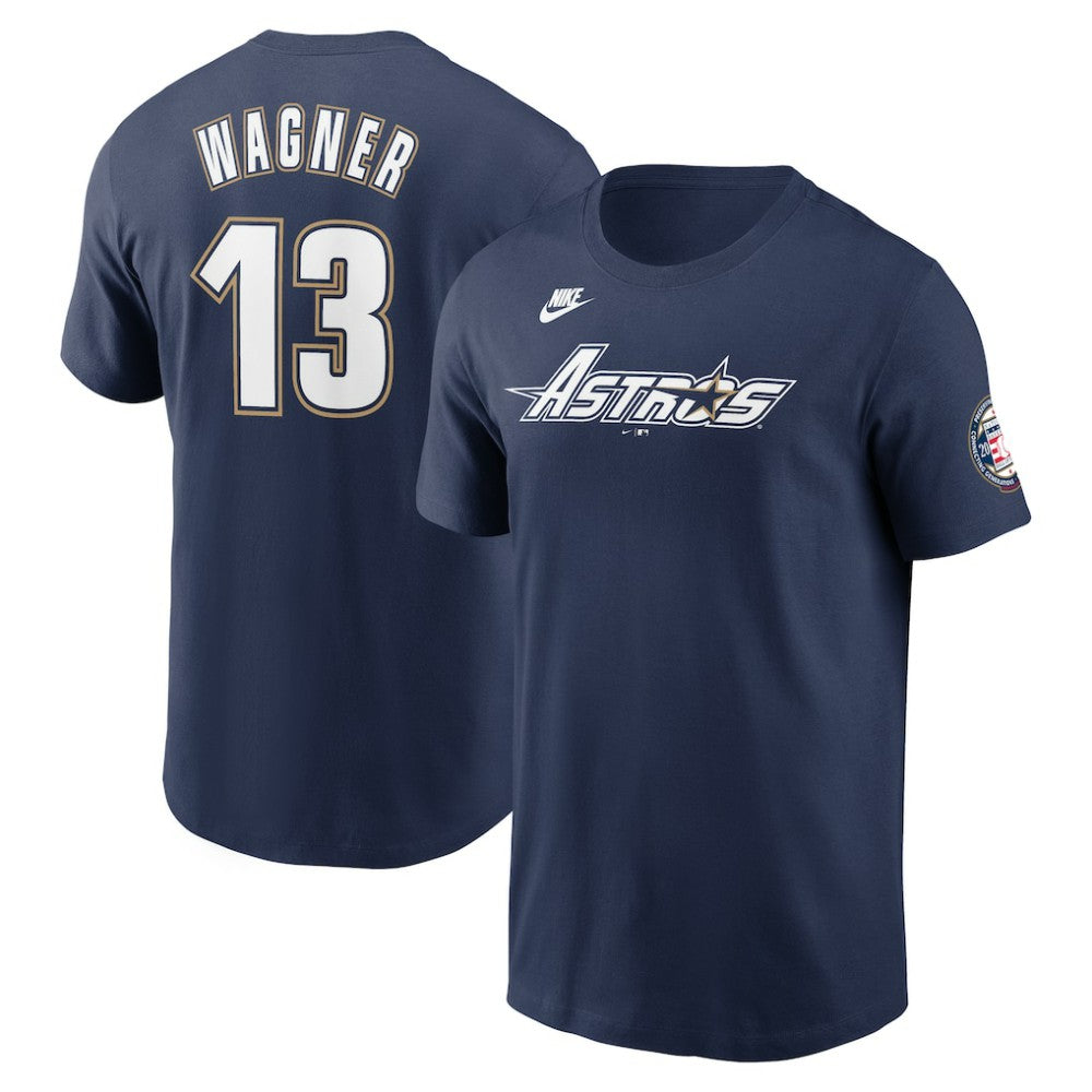 Billy Wagner Houston Astros Nike 2025 National Baseball Hall of Fame Name & Number T-Shirt - Navy - Nike Discount