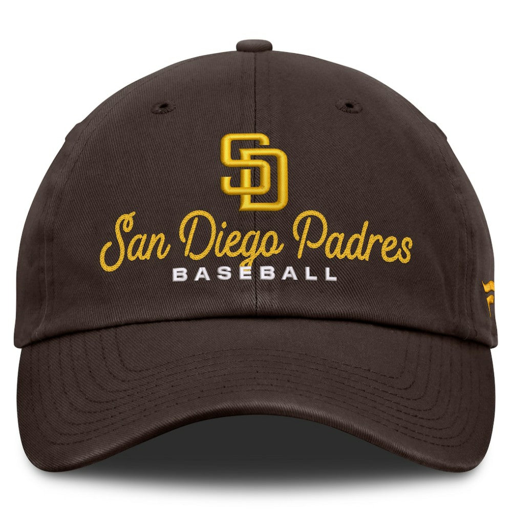 San Diego Padres Fanatics Women's Velocity Adjustable Hat - Brown - Fanatics Online