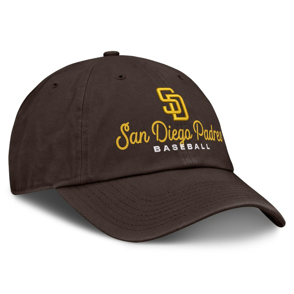 San Diego Padres Fanatics Women's Velocity Adjustable Hat - Brown - Fanatics Online