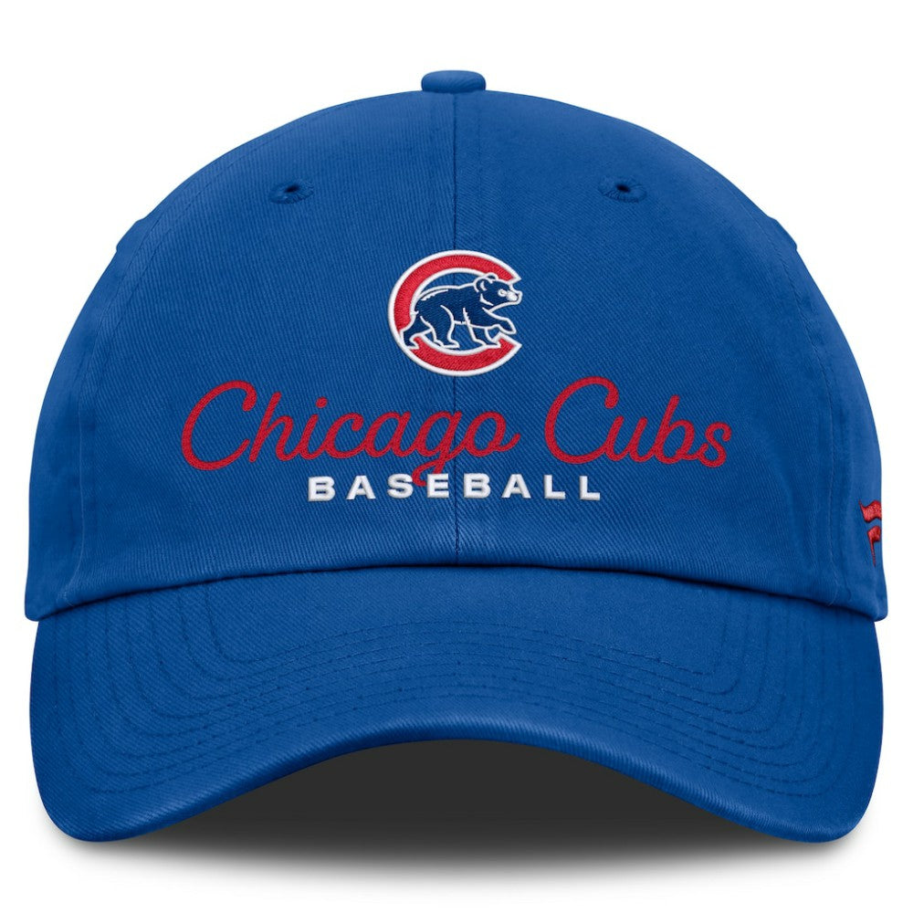 Chicago Cubs Fanatics Women's Velocity Adjustable Hat - Royal - Fanatics Lifestyle