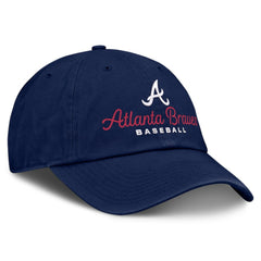 Atlanta Braves Fanatics Women's Velocity Adjustable Hat - Navy - Fanatics Lifestyle