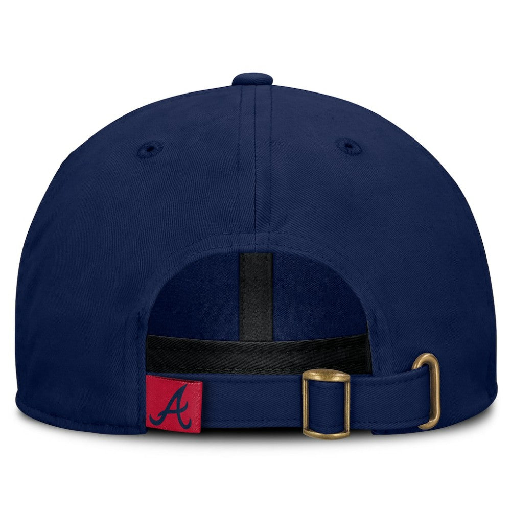 Atlanta Braves Fanatics Women's Velocity Adjustable Hat - Navy - Fanatics Lifestyle