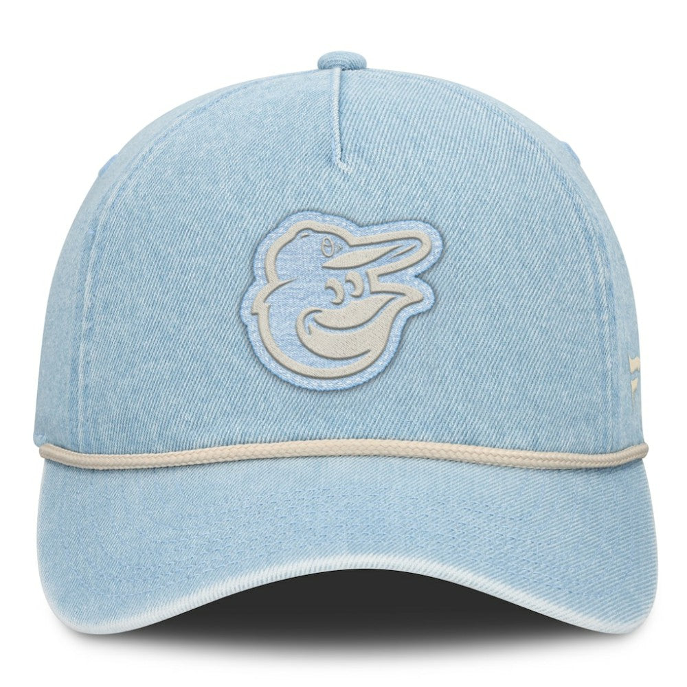Baltimore Orioles Fanatics Women's Roped Adjustable Hat - Denim - Fanatics Online