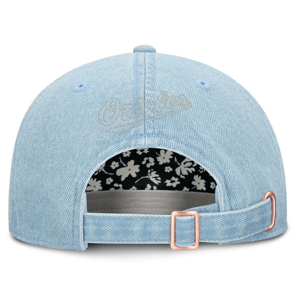 Baltimore Orioles Fanatics Women's Roped Adjustable Hat - Denim - Fanatics Online