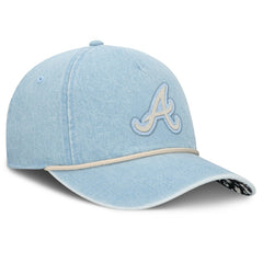 Atlanta Braves Fanatics Women's Roped Adjustable Hat - Denim - Fanatics Lifestyle