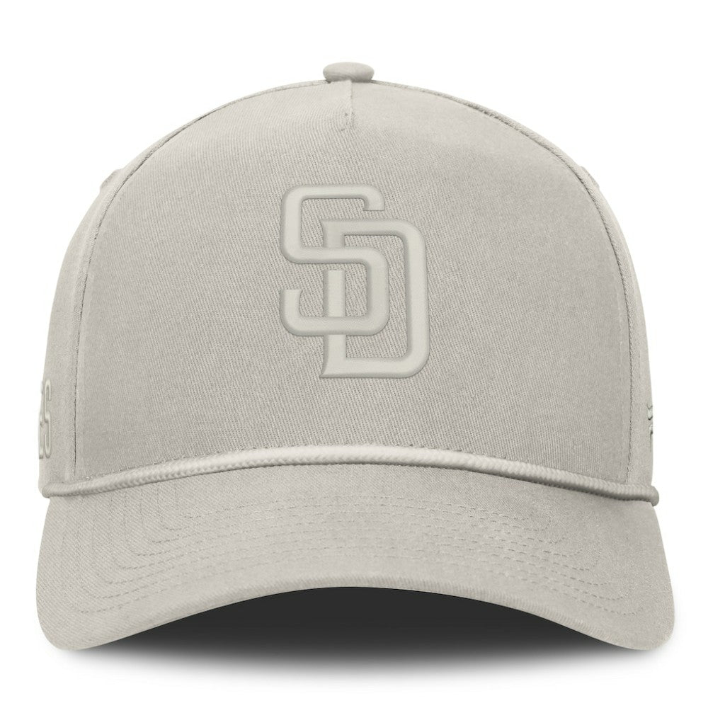 San Diego Padres Fanatics Undertone A-Frame Adjustable Hat - Stone - Fanatics Lifestyle