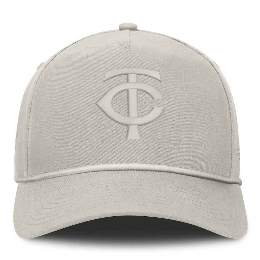 Minnesota Twins Fanatics Undertone A-Frame Adjustable Hat - Stone - Fanatics Sale